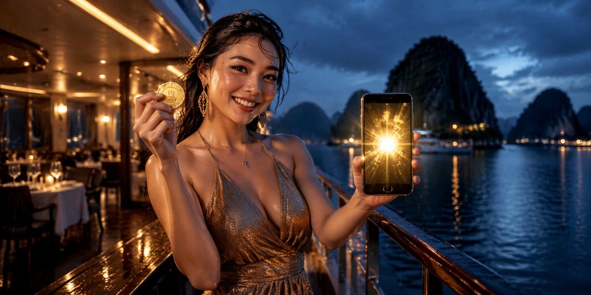 Người dùng xem thông tin cashback tại Vịnh Hạ Long